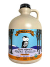 Barred Woods Maple - Half Gallon Jug Organic Pure Vermont Maple Syrup 64 Oz - Grade A Amber Rich