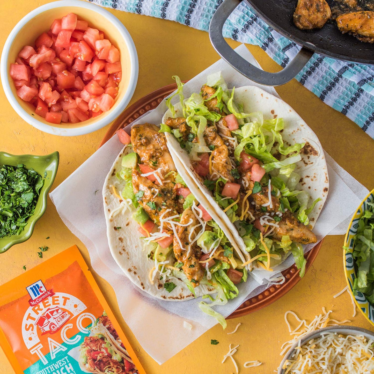 Mccormick Street Taco Southwest Ranch Chicken Seasoning Mix, 0.87 Oz