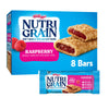 Nutri-Grain Soft Baked Breakfast Bars, Made with Whole Grains, Kids Snacks, Raspberry, 10.4oz Box (8 Bars)