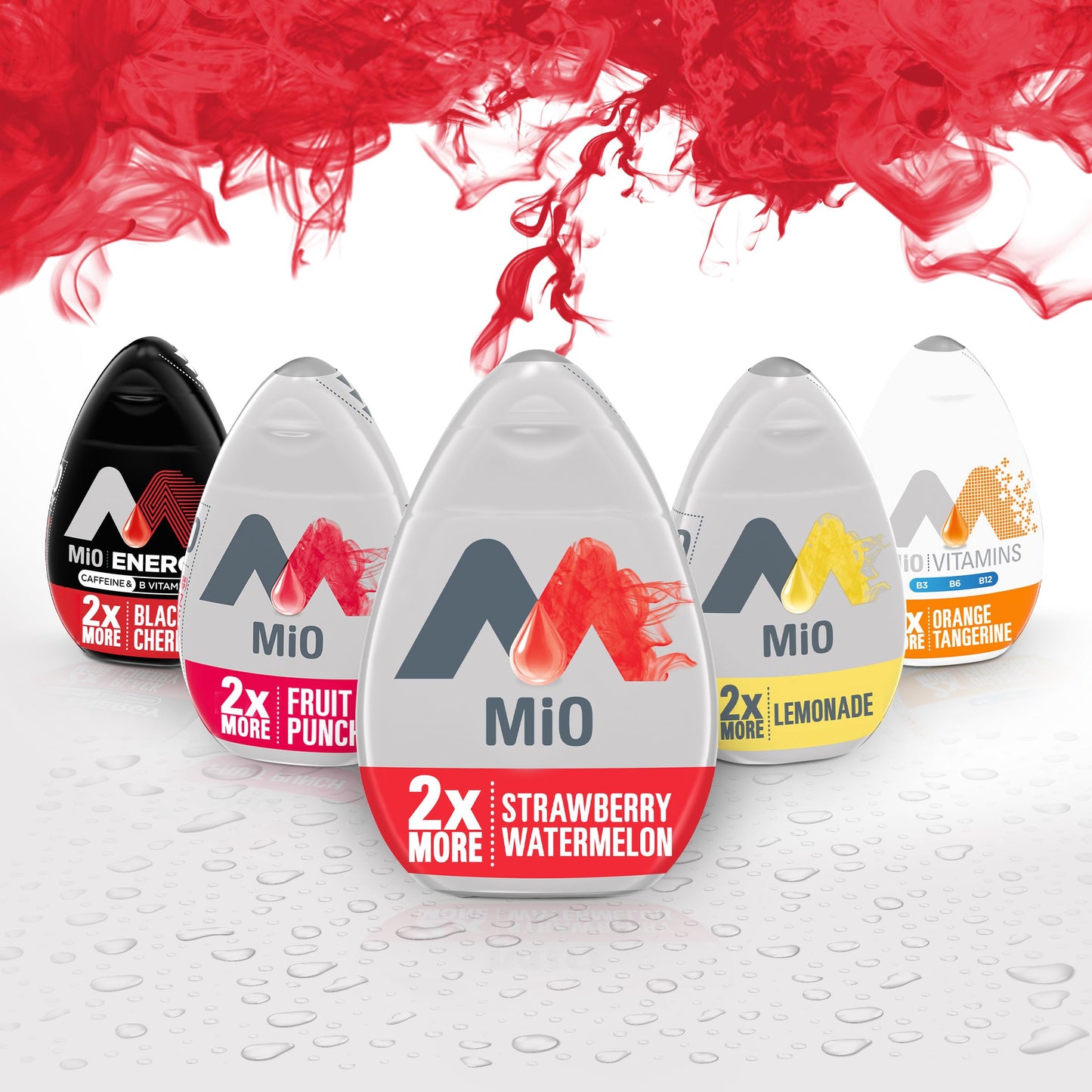 mio Strawberry Watermelon Flavored with other natural flavor Liquid Water Enhancer, 3.24 fl oz Bottle
