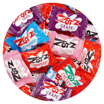 Zotz Fizz Candy, 1Lb Bulk Bag (Approx. 90 Pieces), Assorted Flavors