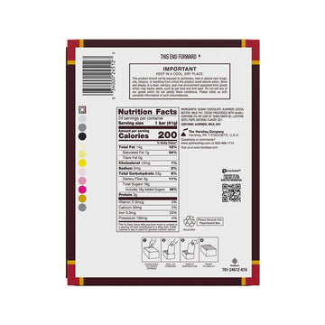 Hershey'S Special Dark Chocolate With Whole Almonds Candy Bars, 1.45 Oz (24 Count)