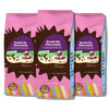 Crazy Cups Decaf Chocolate Coffee, Flavored Ground Coffee, 10 oz Bag, 3 Pack