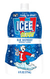 Icee Slush Frozen Fruit Drink Pouches - Just Freeze & Squeeze for Instant Slushy Maker, Great for Birthday Party, Lunchbox, No I