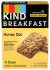 Kind Breakfast Bars, Honey Oat, 100% Whole Grains, Kosher, Gluten Free & Non-GMO, 10.58 Ounce (Pack of 5)