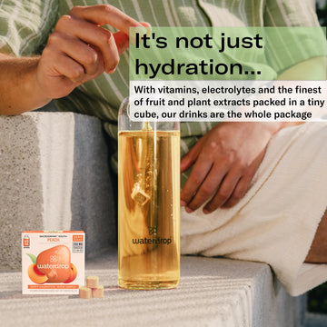 Waterdrop Hydration Cubes, Berry Variety Pack, Vitamin C, E, B1, B6, B8 & B12 & Electrolyte Drops for Still & Sparkling Water, O