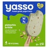 Yasso Frozen Greek Yogurt Bars Pistachio Brittle Bars 4 Count for a ridiculously creamy frozen snack made with the goodness of g