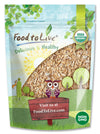 Food to Live Organic Rolled KAMUT Khorasan Wheat Flakes, 8 Ounces - Non-GMO, Whole Wheat Berries, Kosher, Bulk, Great for Cereal