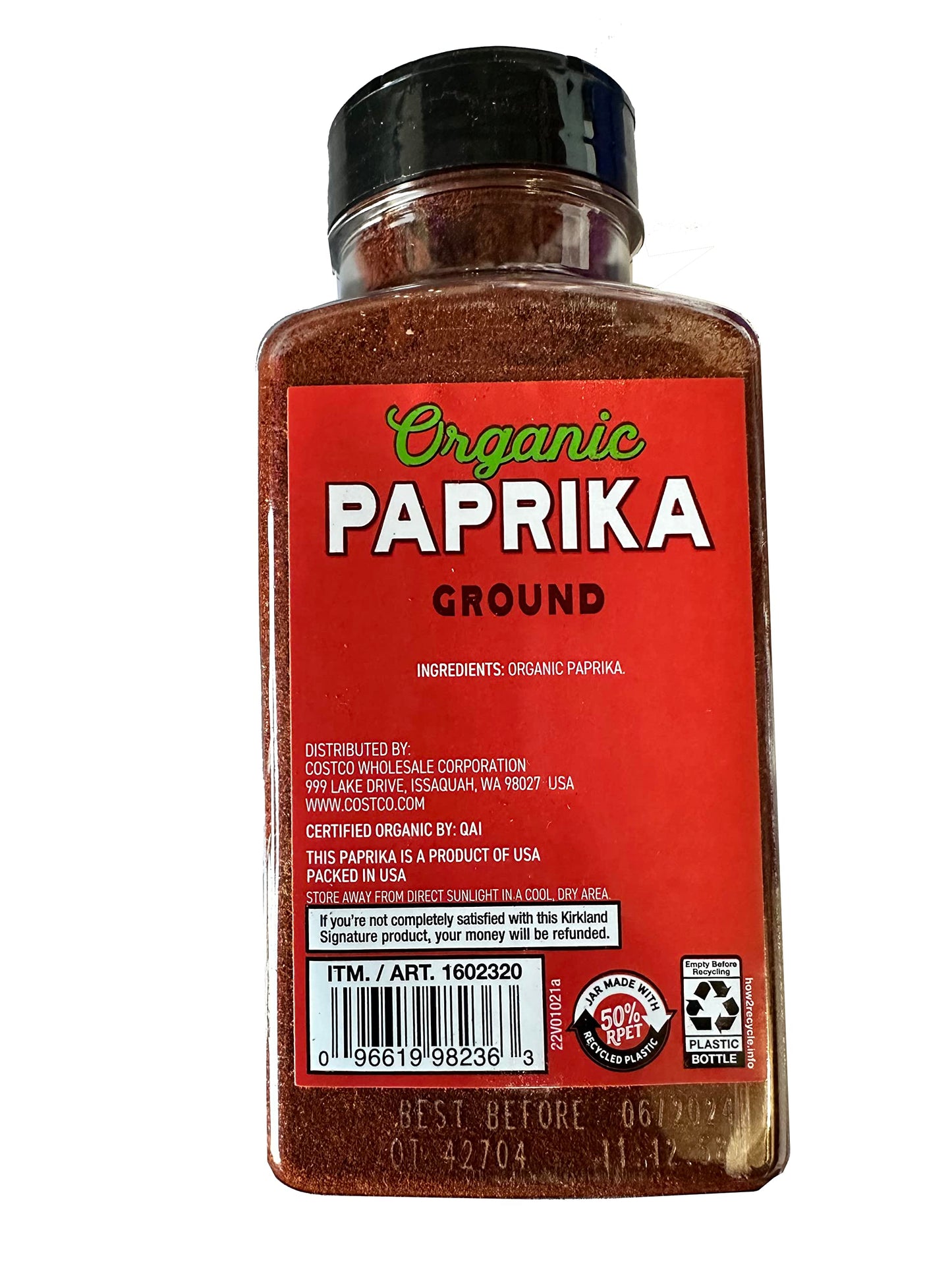 KIRKLAND Signature Organic Ground Paprika, 13.2 Ounce (2 Pack) - Model 1602320