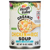 Health Valley Organic Soup, No Salt Added, Chicken & Rice, 15 Oz (Pack Of 12)