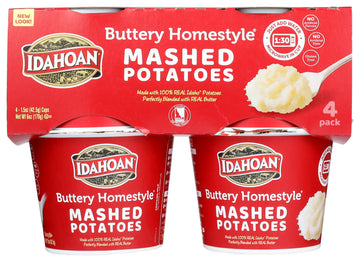 Idahoan, Mashed Potatoes, Buttery Homestyle, 6 Ounce