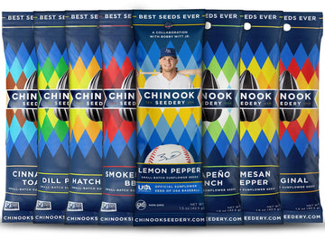 Chinook Seedery Roasted Jumbo Sunflower Seeds - 8 Flavor Sampler Pack - 1.5 Ounce (Pack Of 8) Flavored Seeds Keto Snacks - Best For Snack Packs - Gluten Free, Non Gmo Snack Food Gifts