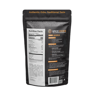 Spice Orbs Spicy Birria Spice Orbs - Instant Pot Pack of 2 - 3.85 Ounce - Made in USA - Just Add Water & Meat