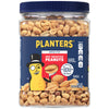 PLANTERS Unsalted Dry Roasted Peanuts, Resealable Jar, Plant-Based Protein, 35 oz Canister