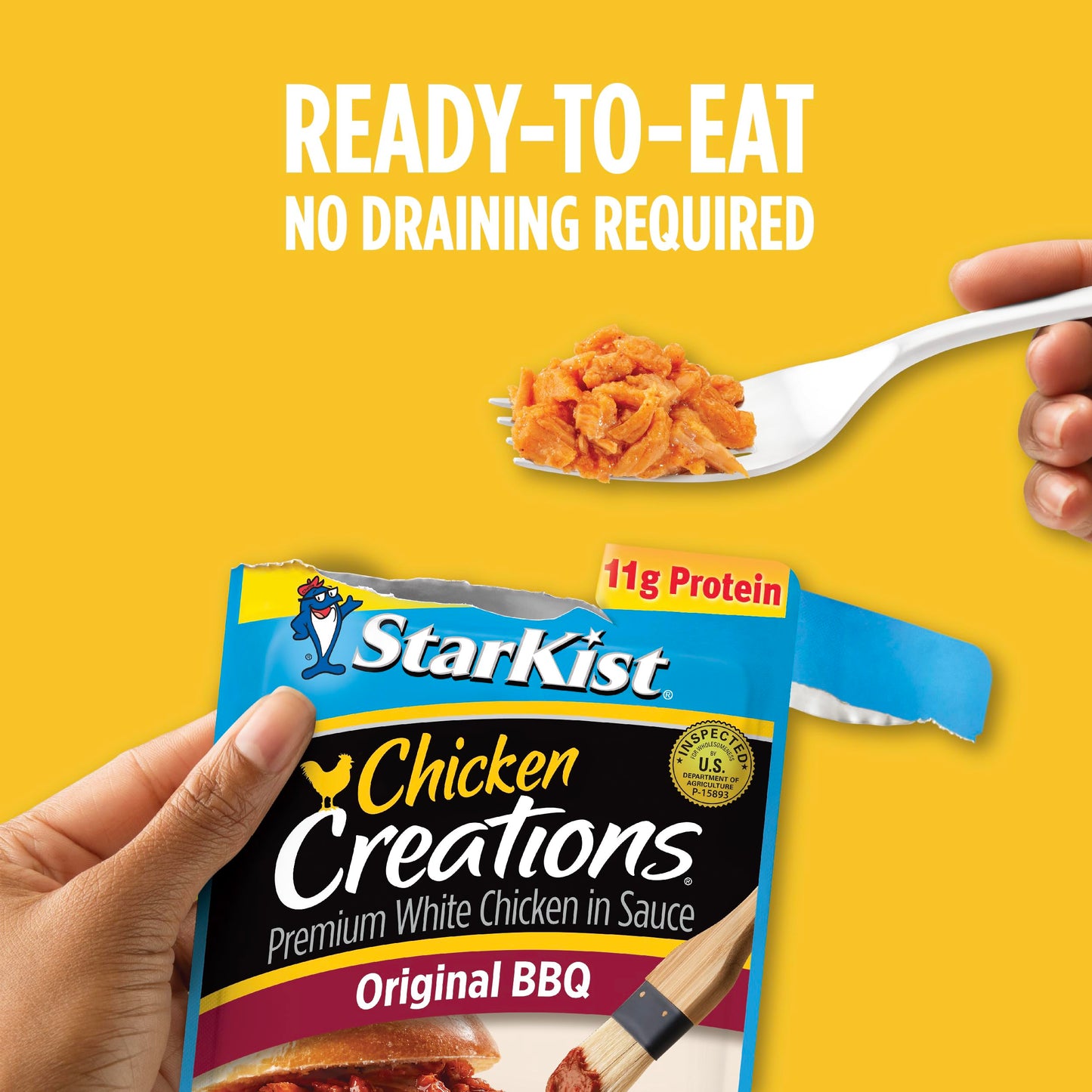 Starkist Chicken Creations Classic Bbq - 2.6 Oz Pouch (Pack Of 12)