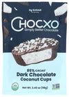CHOCXO Organic 85% Dark Chocolate Coconut Cups, 3.45 OZ