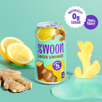 Swoon Sugar Free Lemonade - Low Carb, Keto & Paleo-Friendly, 12 Fl Oz (Pack of 12)