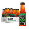 Pure Leaf Iced Tea, Unsweetened Real Brewed Tea, Zero Sugar & Zero Calories, 18.5 Fl Oz (Pack Of 12)