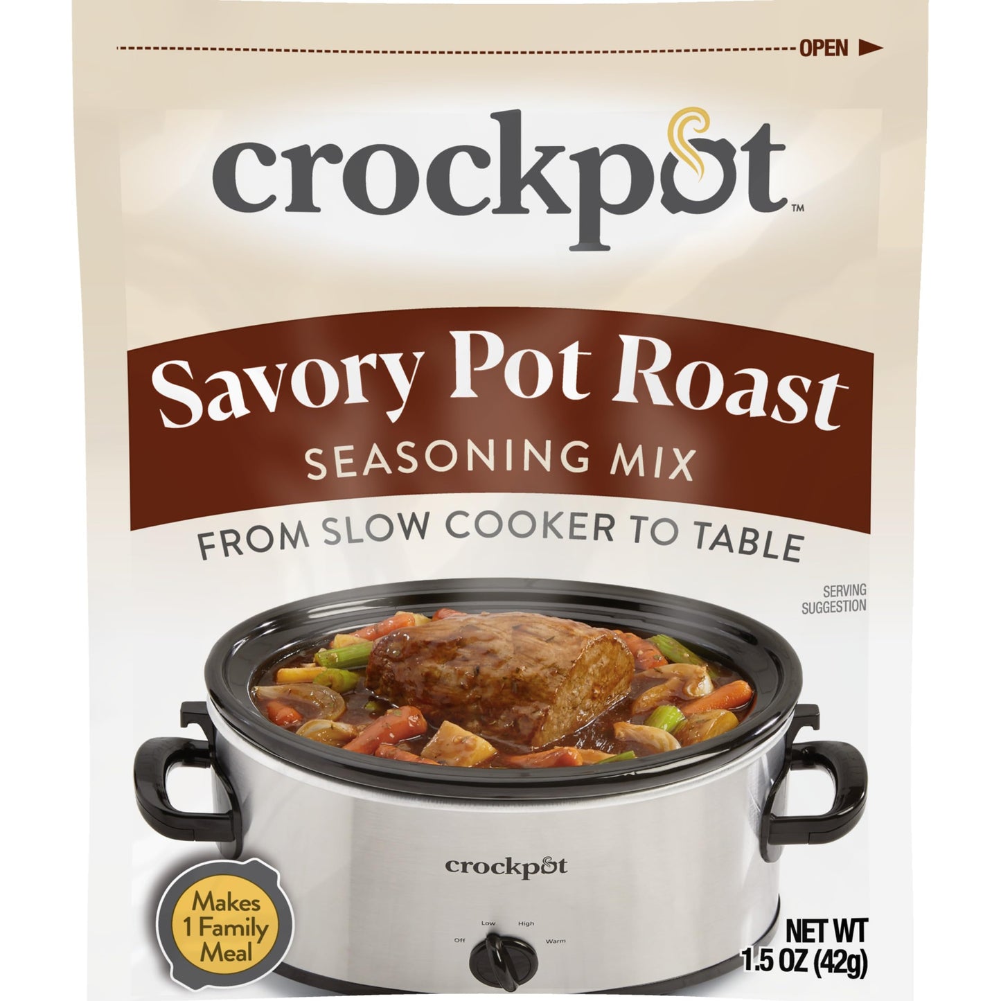 Crock-Pot Savory Pot Roast Seasoning Mix, 1.5 Ounce