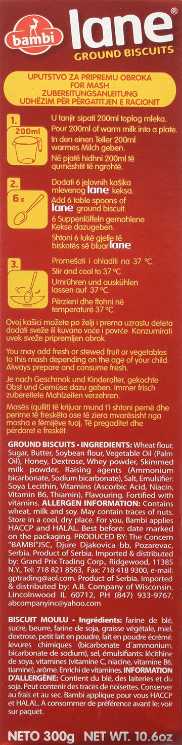 Plazma Lane Ground Bisquits 300g