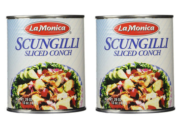 Lamonica Fine Foods Scungilli, Sliced Conch, 29-Ounce - Pack Of 2