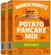 Manischewitz Vegetable Potato Pancake Mix, 6oz (2 Pack) | Gluten Free | No MSG | Traditional Style Potato Latke Mix