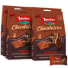 Loacker Chocolaterie Dark Chocolate Individually Wrapped Top-Grade Enrobed Crispy Cocoa Wafer Minis With Cream Filling Sustainably Sourced Made In Italy 4 X 4.02 Oz Bags