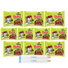 Samyang Buldak Hot Spicy Chicken Ramen Noodle Korean Stir-Fried Ramen, Jjajang Flavor, 5 Pack For Each Flavor (10, Jjajang)