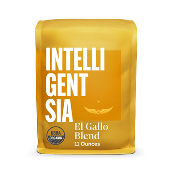 Intelligentsia Coffee, Light Roast Whole Bean Coffee - Organic El Gallo 11 Ounce Bag with Flavor Notes of Milk Chocolate, Honey