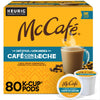 McCafe Cafe Styles of Latin America Cafe con Leche, Keurig Single Serve K-Cup Coffee Pods, 80 Count (4 Packs of 20)