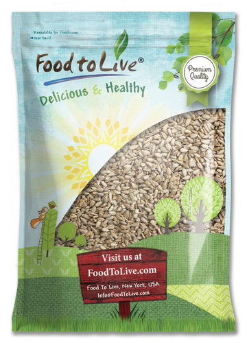Food To Live Sunflower Seeds, 12 Pounds – Non-Gmo Verified, Kernels, No Shell, Kosher, Raw, Vegan, Sirtfood, Bulk