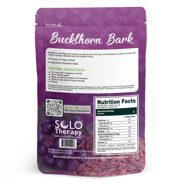 Buckthorn Bark Herbal Tea - 56 Grams - Buckthorn Bark Tea - Frangula Alnus Resealable Bag - 56 Grams - Premium Quality (Buckthorn Bark)