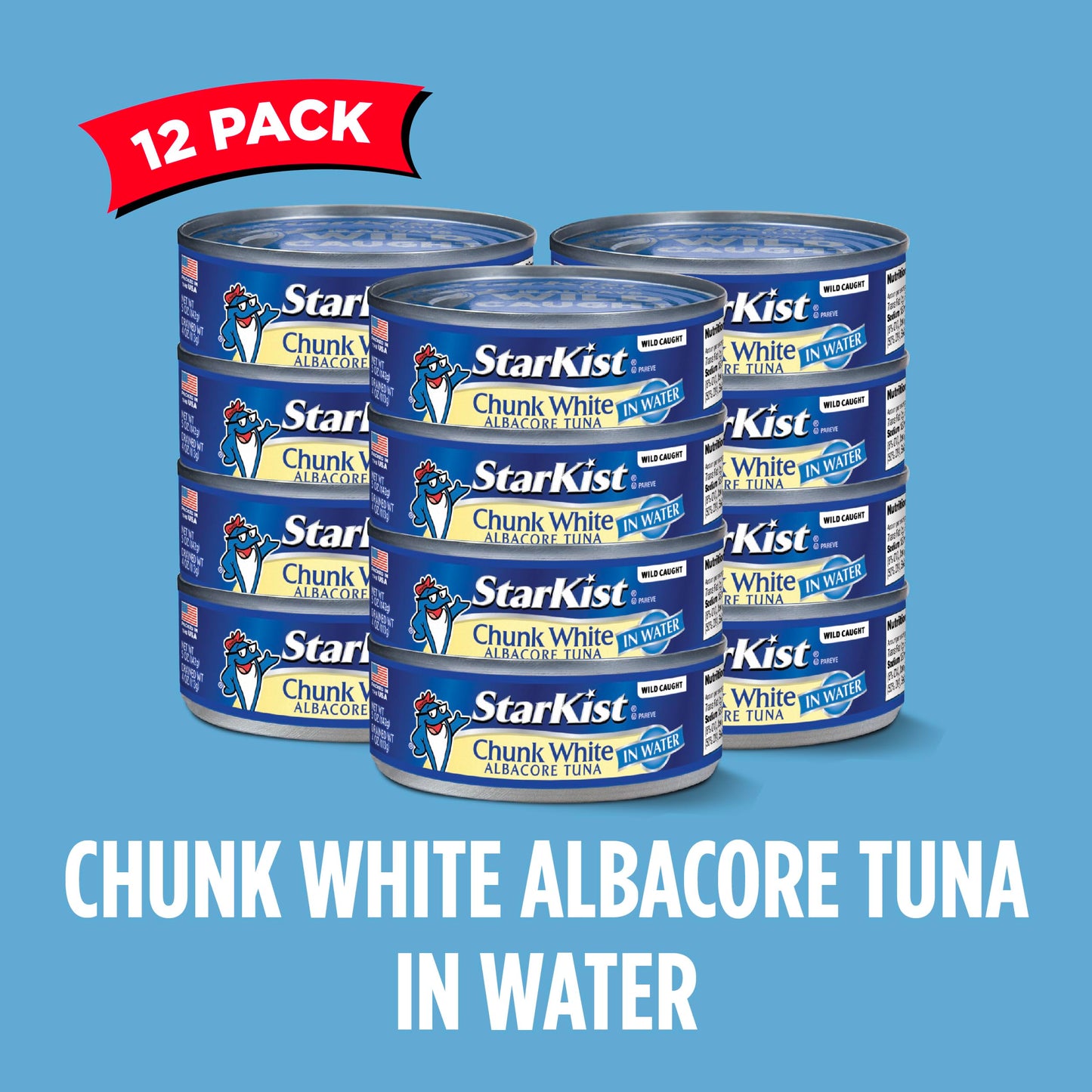 Starkist Chunk White Albacore Tuna In Water - 5 Oz Can (Pack Of 12)