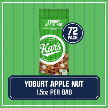 Kars Yogurt Apple Nut Trail Mix, Gluten-Free, 1.5 oz Pack of 72, Model 8973-CP72