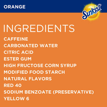 Sunkist Orange Soda 12 Fl Oz (Pack of 12)