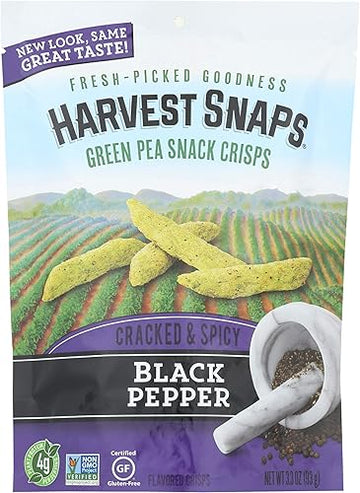 Harvest Snaps Snap Blk Pepper Hrvst 3.3 Oz