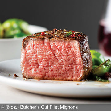 Omaha Steaks Premier Steakhouse Gift Bundle (4X Butcher'S Cut Filet Mignons, 4X Pureground Filet Mignon Burgers, 4X Individual S