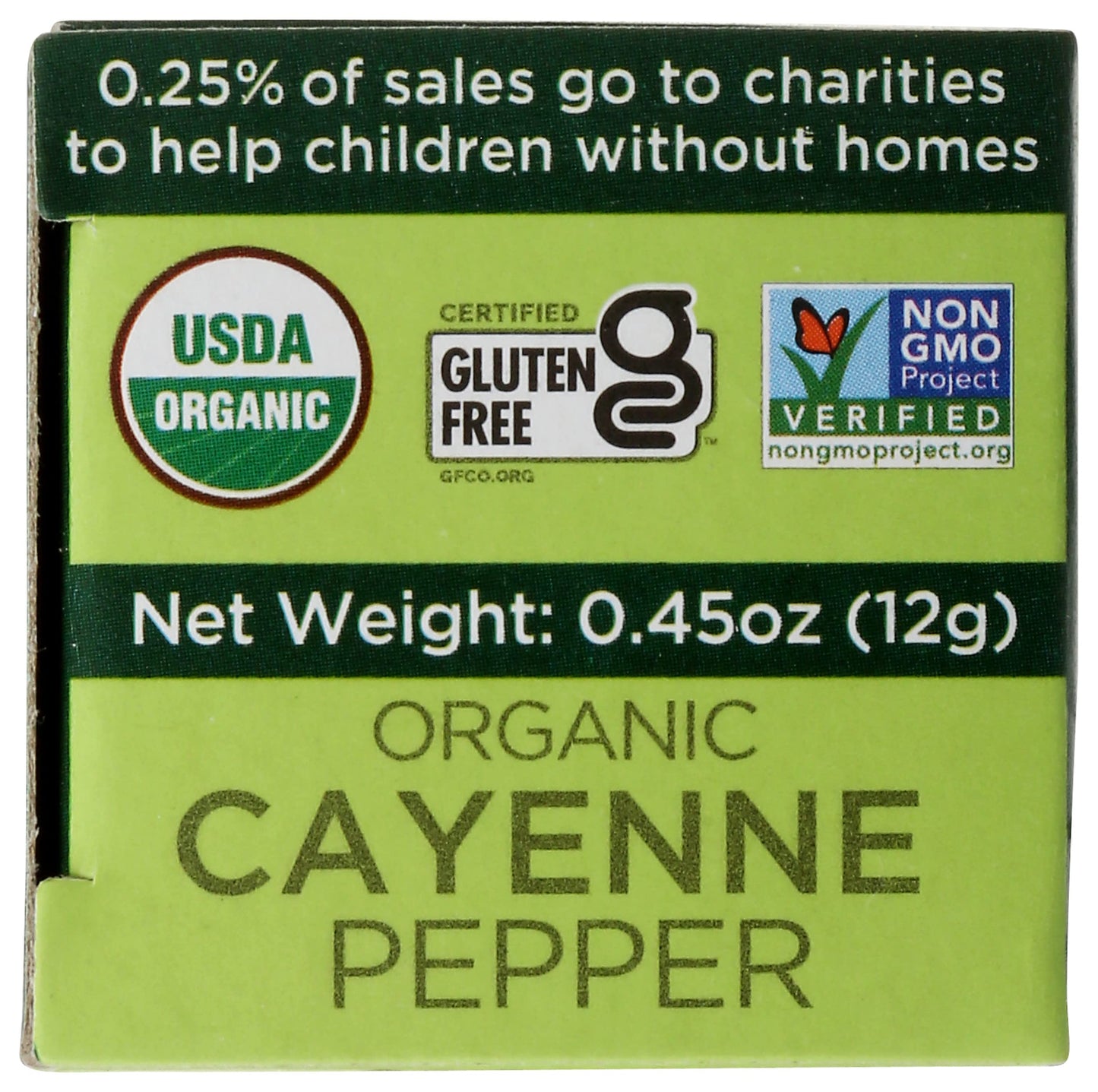 Spicely Organic Cayenne Pepper Powder (0.45 OZ ecoBox)