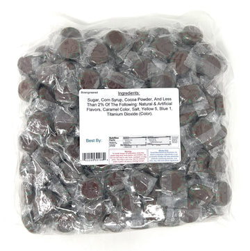 Sweetgourmet Chocolate Mint Starlight | Clear Wrap Bulk Hard Candy | 2 Pounds