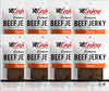 Enjoy Beef Jerky Teriyaki, All Natural, 8 Ounce (Pack of 8)
