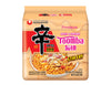 Nongshim Ramen Noodles, Gourmet Instant Ramen, Premium Noodle, Spicy Creamy Stir Fry, Shin Toomba, 4.83oz (Pack of 4)