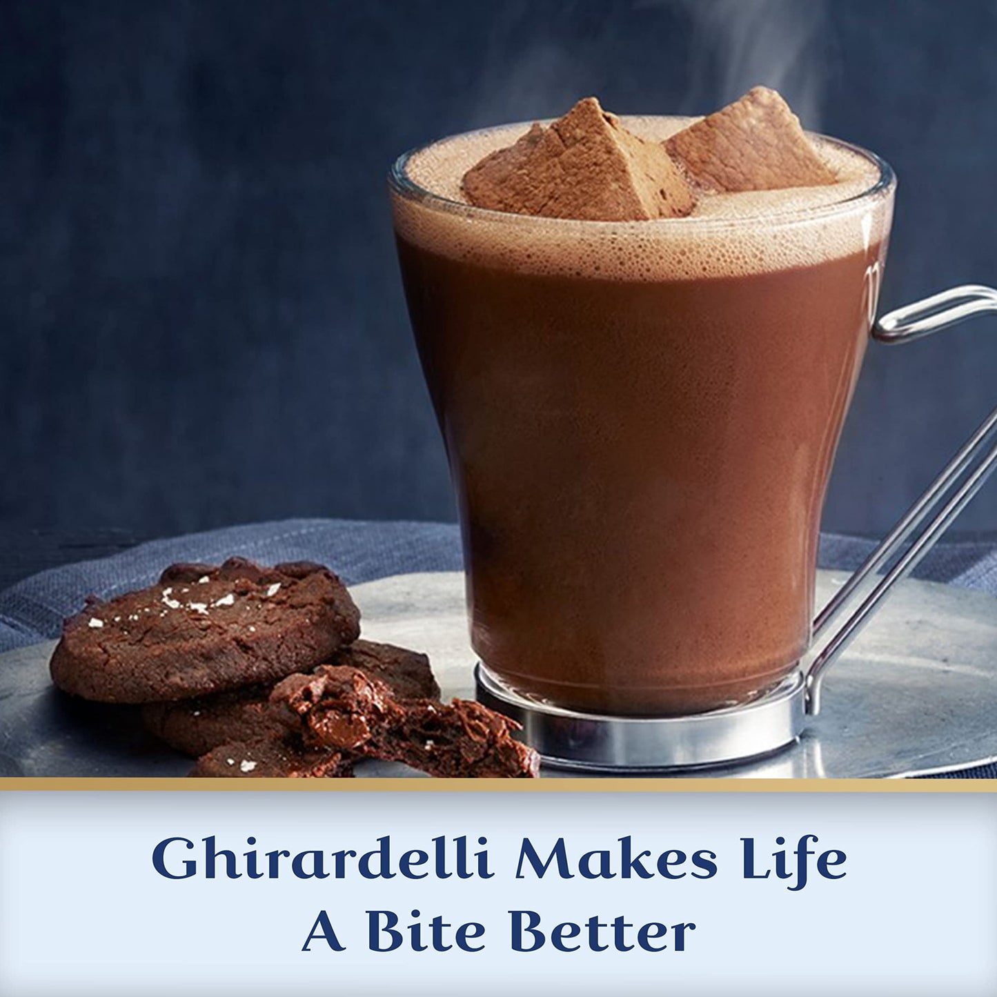 Ghirardelli Hot Cocoa With Chocolate Chips Carton - 8 Oz. (224G), 6 Boxes