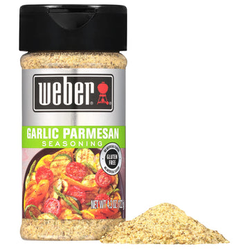 Weber Garlic Parmesan Seasoning, 4.3 Ounce Shaker (Pack Of 12)