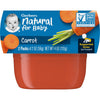 Gerber 1St Foods Baby Food, Carrot Puree, Natural & Non-Gmo, 2 Oz - 2 Count (Pack Of 8)
