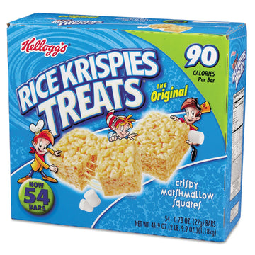 Kelloggs Rice Krispies Treats, Original Marshmallow, 0.78oz Pack, 60 Count