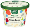365 By Whole Foods Market, Oatmeal Triple Berry Instant Organic Single, 2 Ounce