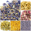 Edible Flowers For Drinks And Food, Bulk Edible Dried Flowers For Soap Making And More! 1.5 Cups Each- Jasmine, Rosebuds, Rose P