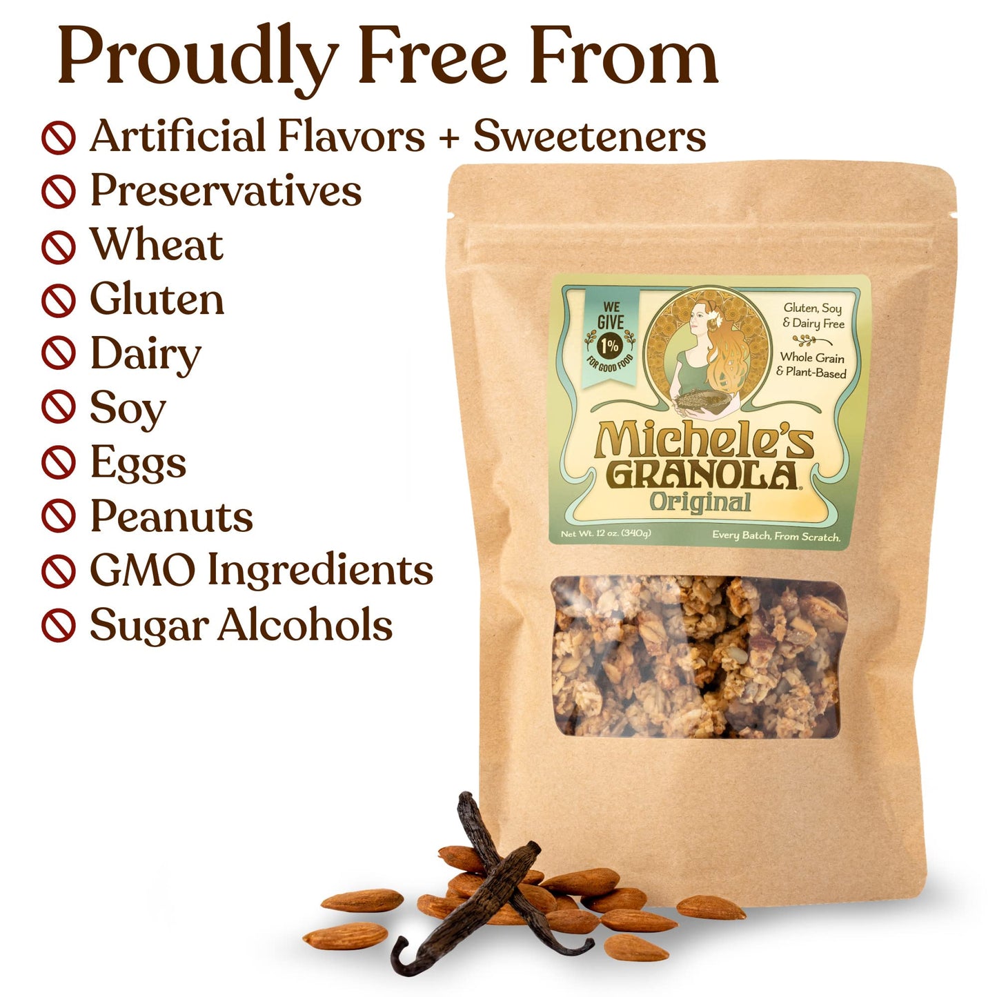 Michele'S Granola Original Gluten-Free & Non-Gmo (12 Ounce (Pack Of 3))