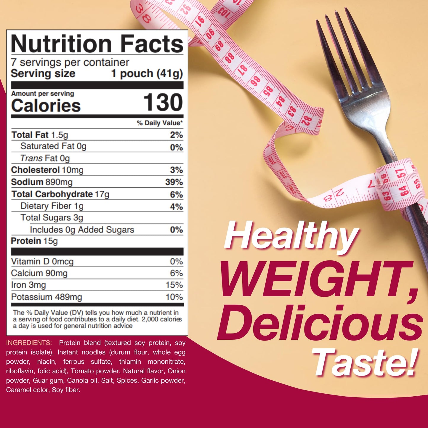 Protidiet High Protein Spaghettini Bolognese With Soy Chunks Sauce Mix, Low Fat, Low Sugar, Quick And Easy-To-Prepare Microwavab