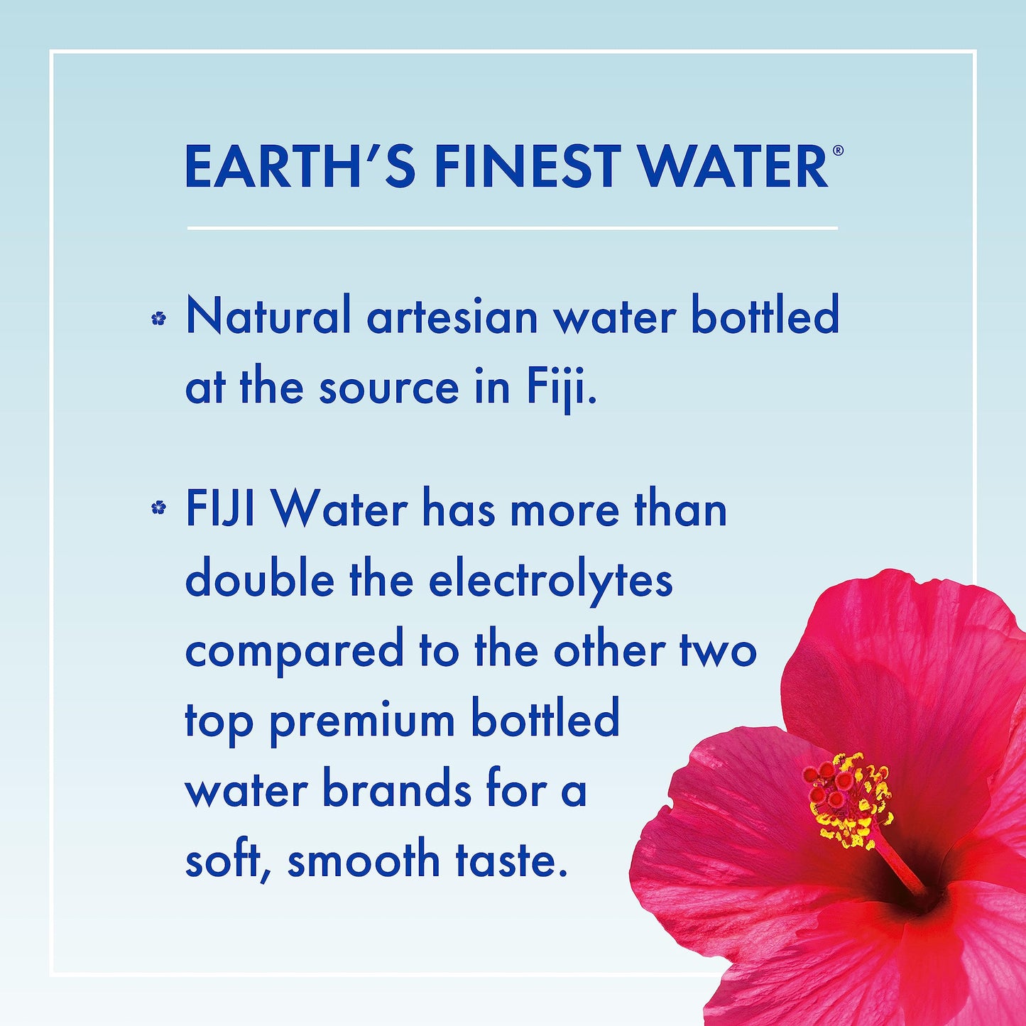 FIJI Natural Artesian Bottled Water 500 mL / 16.9 Fl Ounce (Pack of 6) - 100% Recycled Plastic